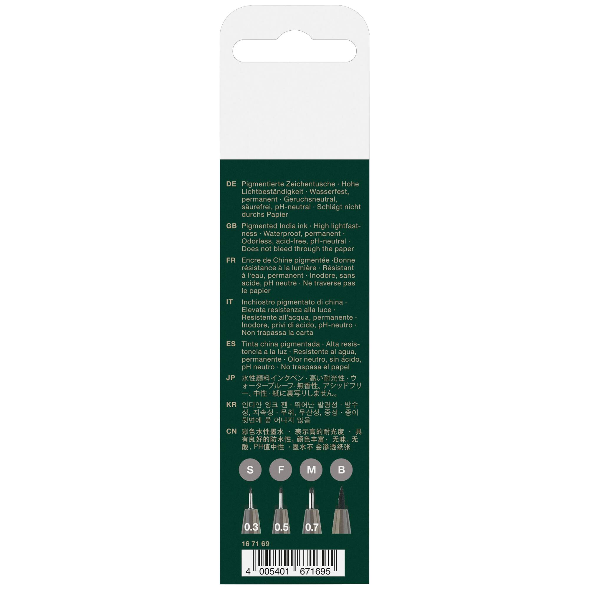 Faber-Castell® Warm Gray IV Pitt Artist Pens
